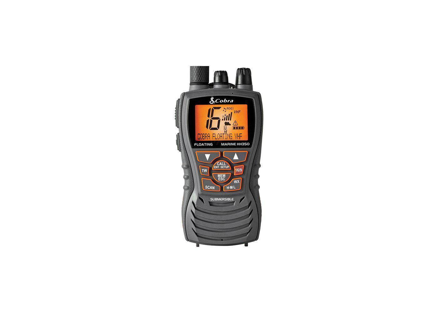 Cobra MR HH350 FLT EU radio VHF nautica palmare galleggiante 6W
