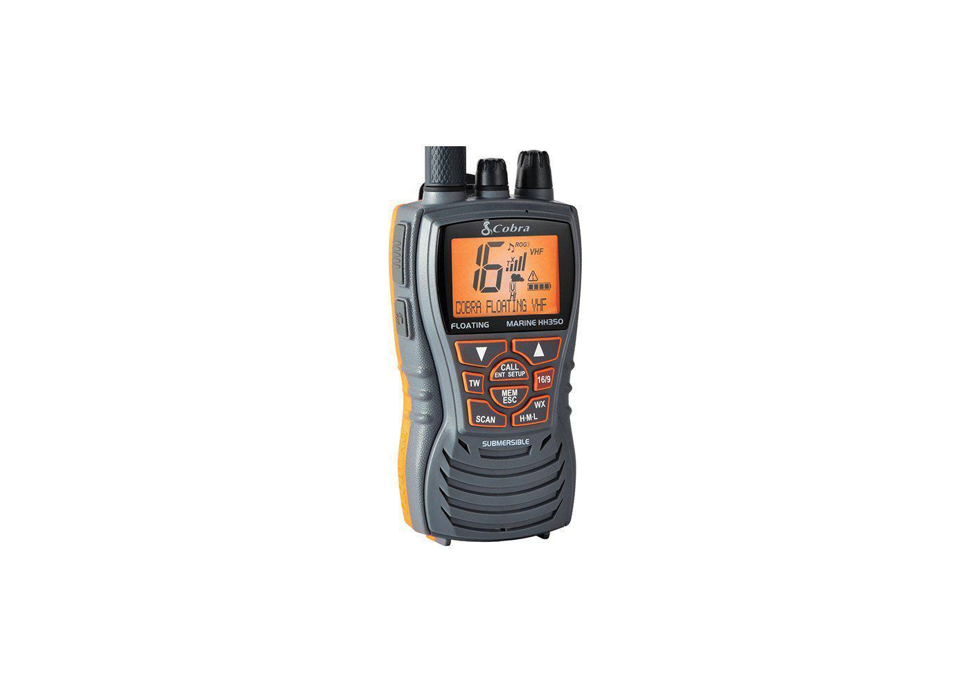 Cobra MR HH350 FLT EU radio VHF nautica palmare galleggiante 6W