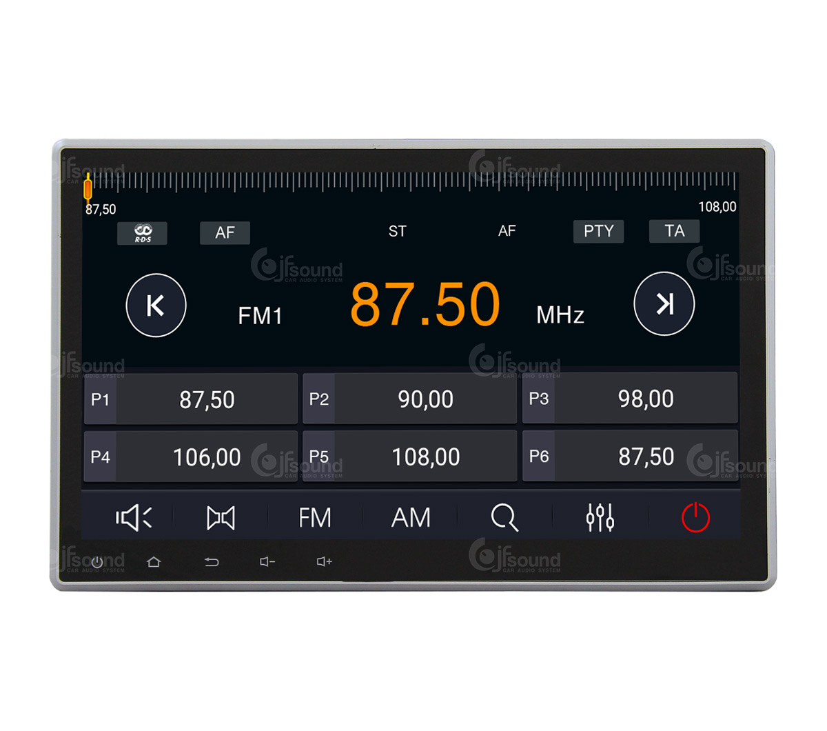JFSound X9C-PRO JF-011-X9C-FTR-PRO autoradio Transit 4G DSP