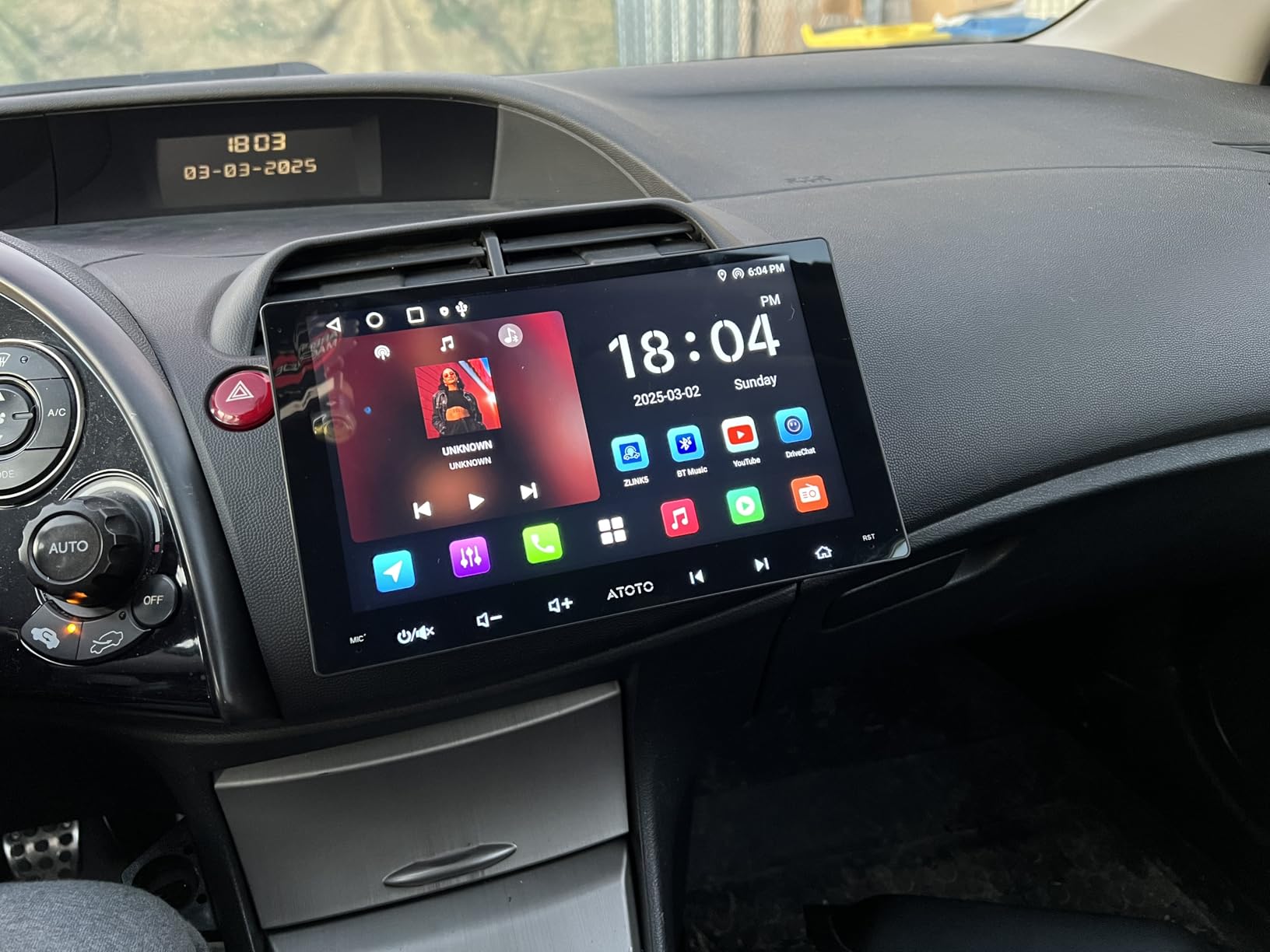 ATOTOZONE A5 Lite Autoradio Android 9 Pollici 2 DIN CarPlay Wireless