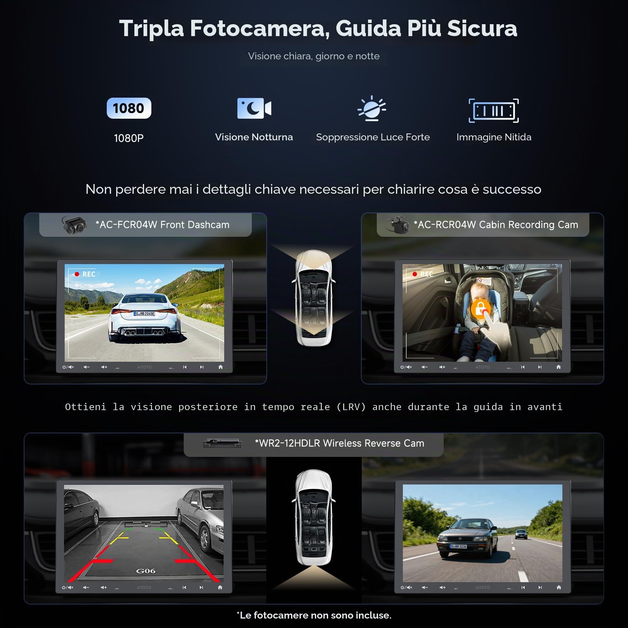 ATOTOZONE Car Stereo S8 MS autoradio 1 DIN 10,1" 4+32GB CarPlay