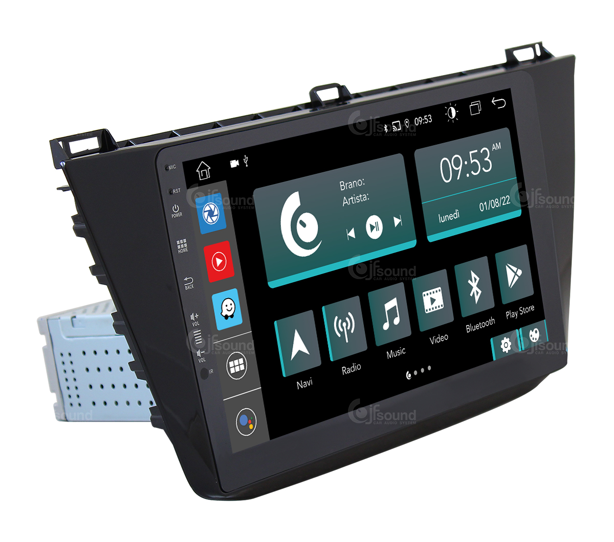 JFSound X9C-PRO JF-031WT-X9C-PRO autoradio Android Tiguan 4G DSP