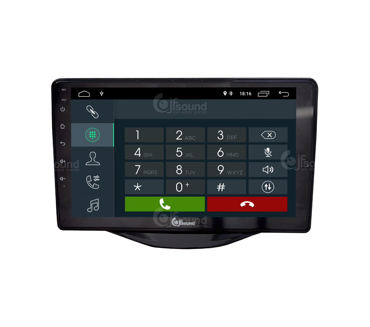 JFSound X7C-PRO JF-139TA autoradio Android Toyota Aygo