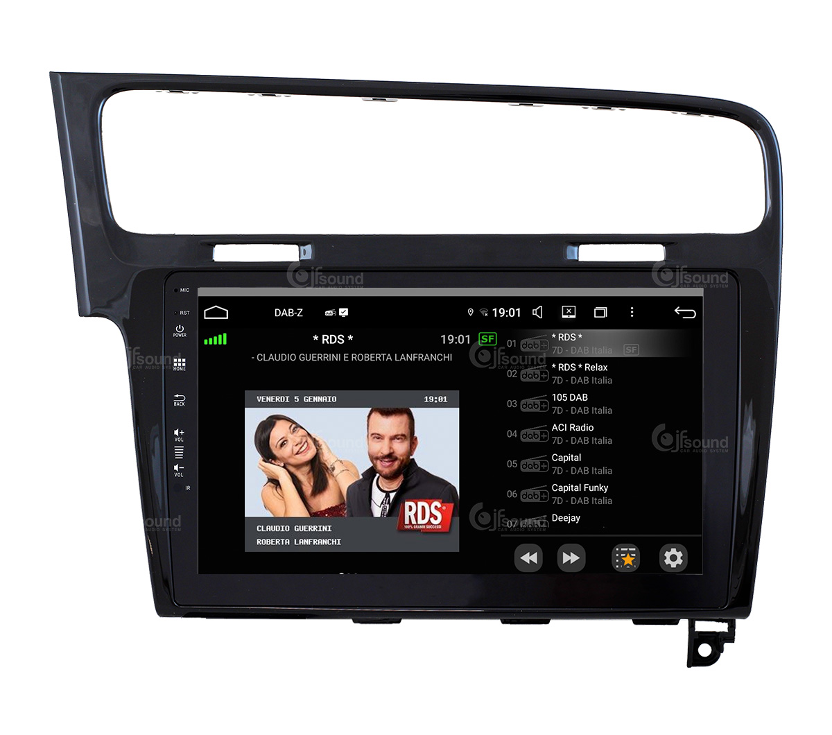 JFSound UP-PRO JF-031W7 autoradio Android VW Golf 7 wireless