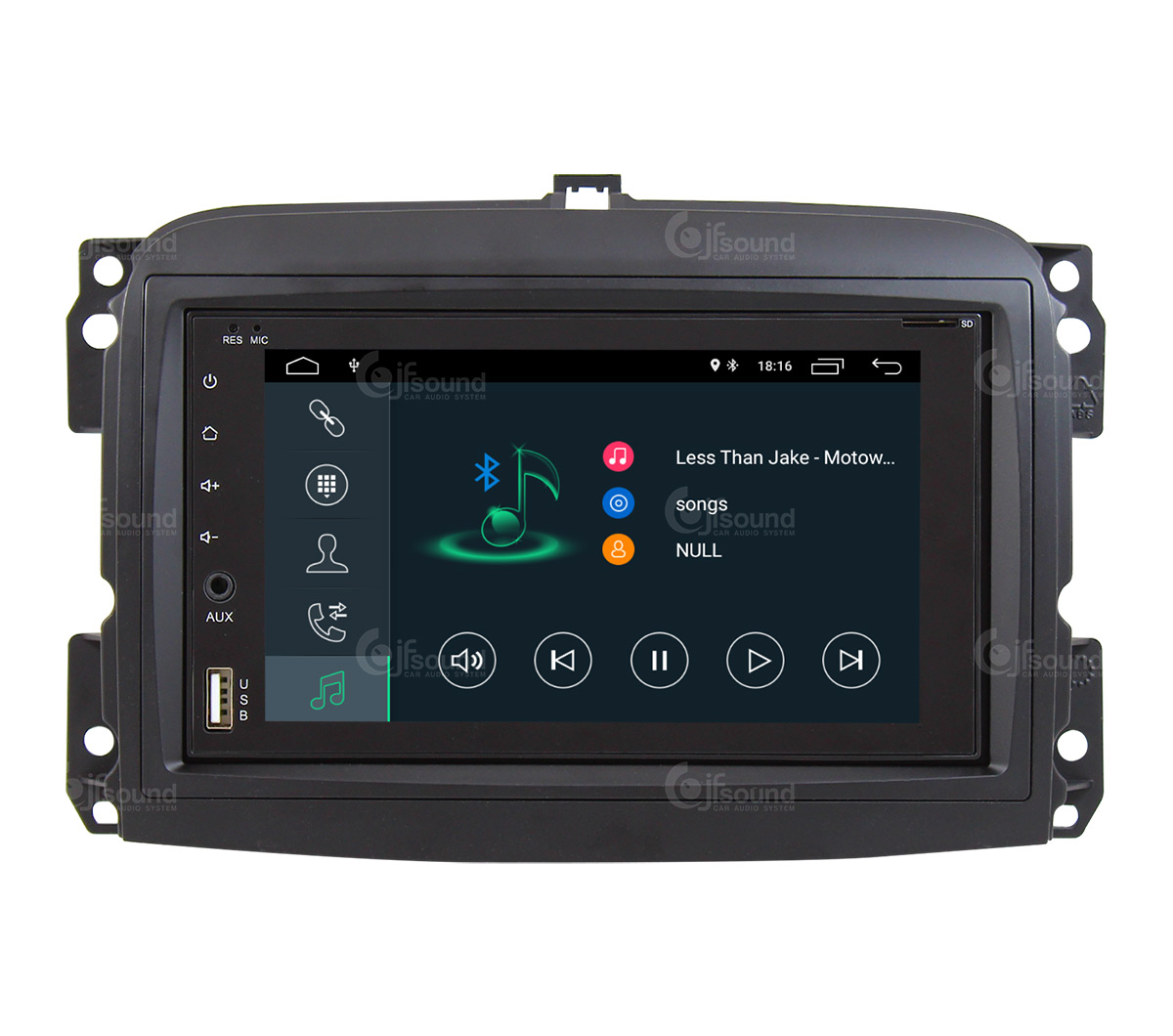 JFSound X7C-PRO JF-227-X7C-FLO-PRO autoradio Fiat 500L DSP