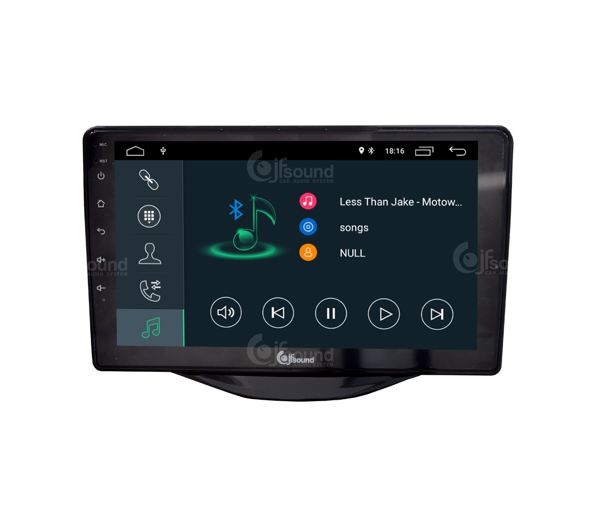 JFSound X7C-PRO JF-139TA autoradio Android Toyota Aygo