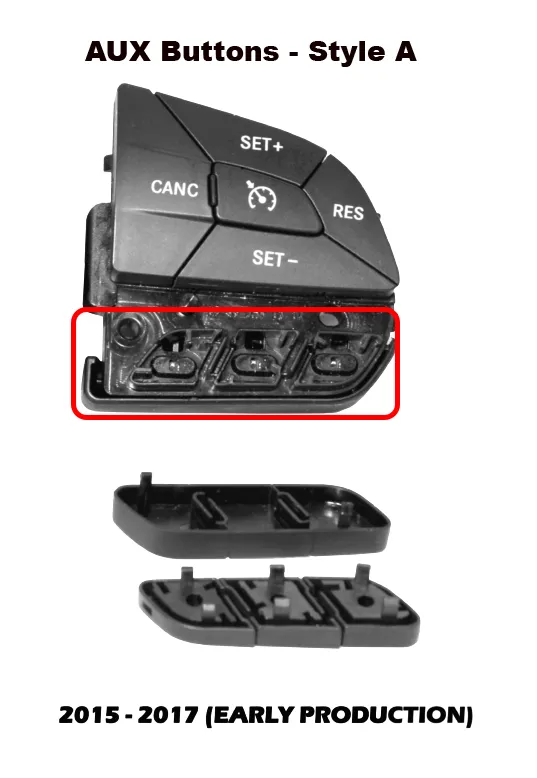 Z-Automotive Aux Buttons Style A Pulsanti 2015-2017