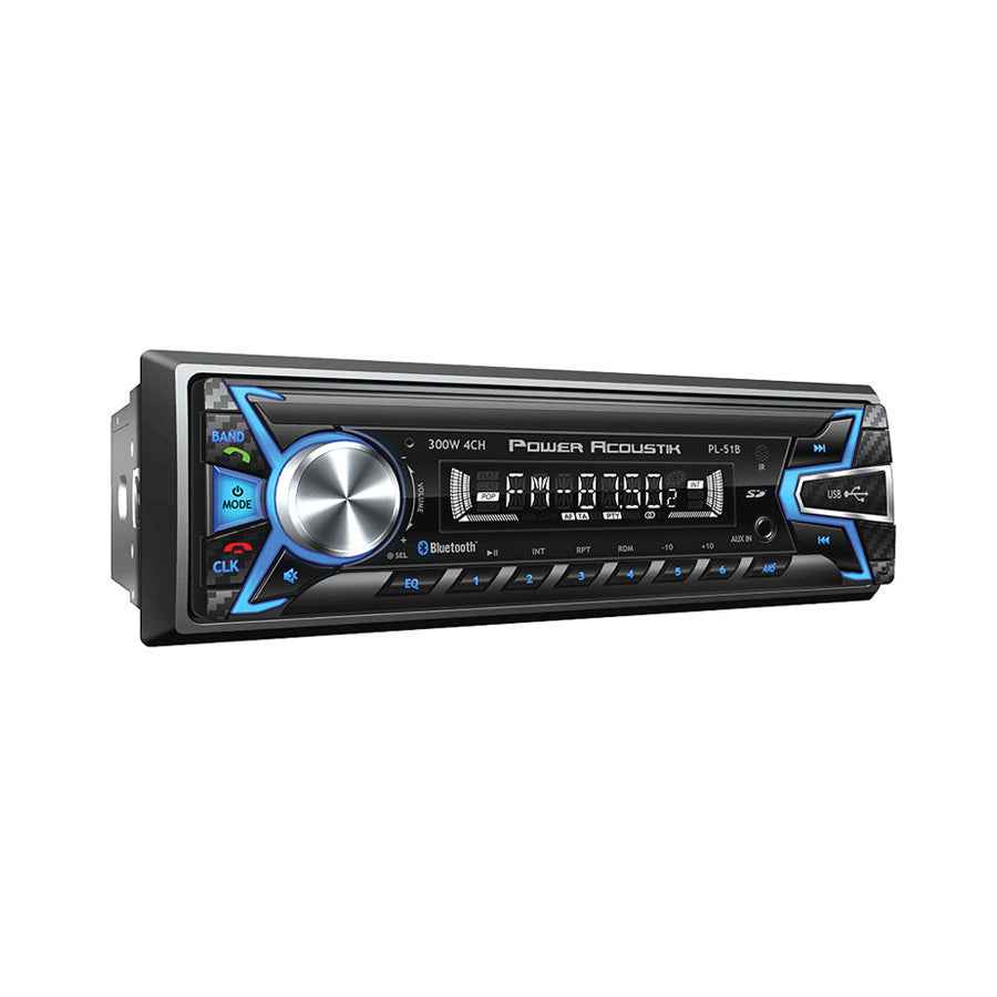 Power Acoustik PL-51B Autoradio 1-DIN Bluetooth USB 32GB
