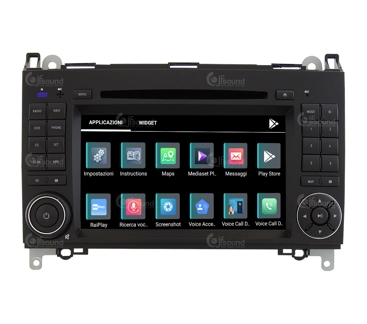 JFSound X9C-PRO JF-037MB-X9C-PRO autoradio per Mercedes A/B