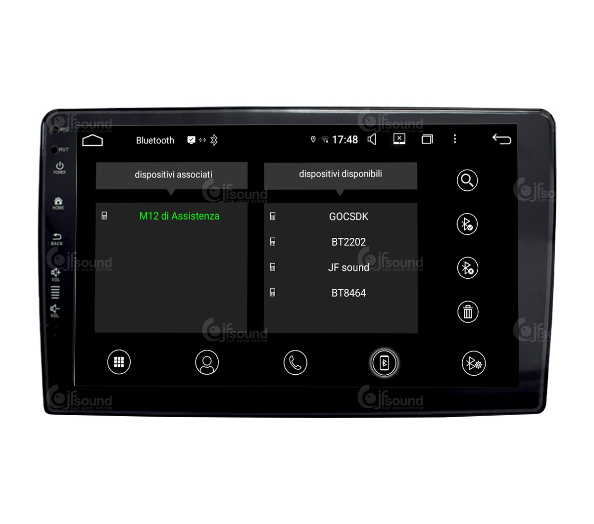 JFSound UP-PRO JF-139P8-X7C-PRO autoradio Android Peugeot 308