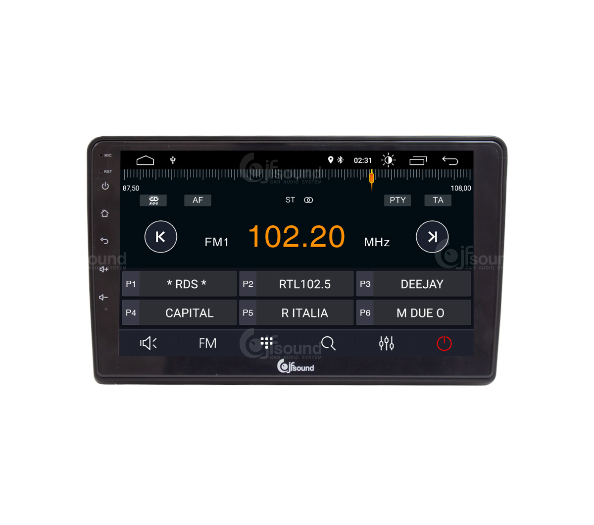 JFSound X7C-PRO JF-039-X7C-D5-PRO autoradio Ducato 250 DSP
