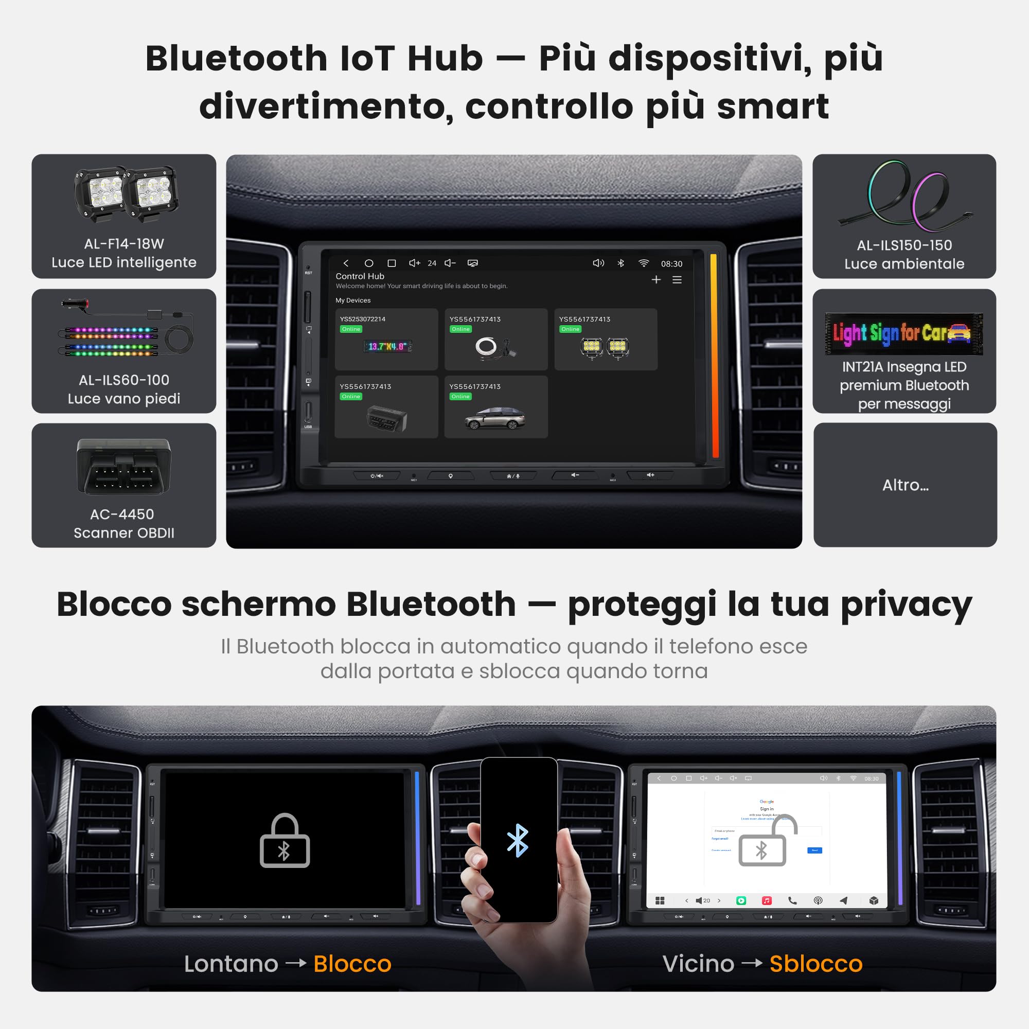 ATOTOZONE Car Stereo S8 Gen4 Autoradio 2DIN 7" 4+64GB 4G