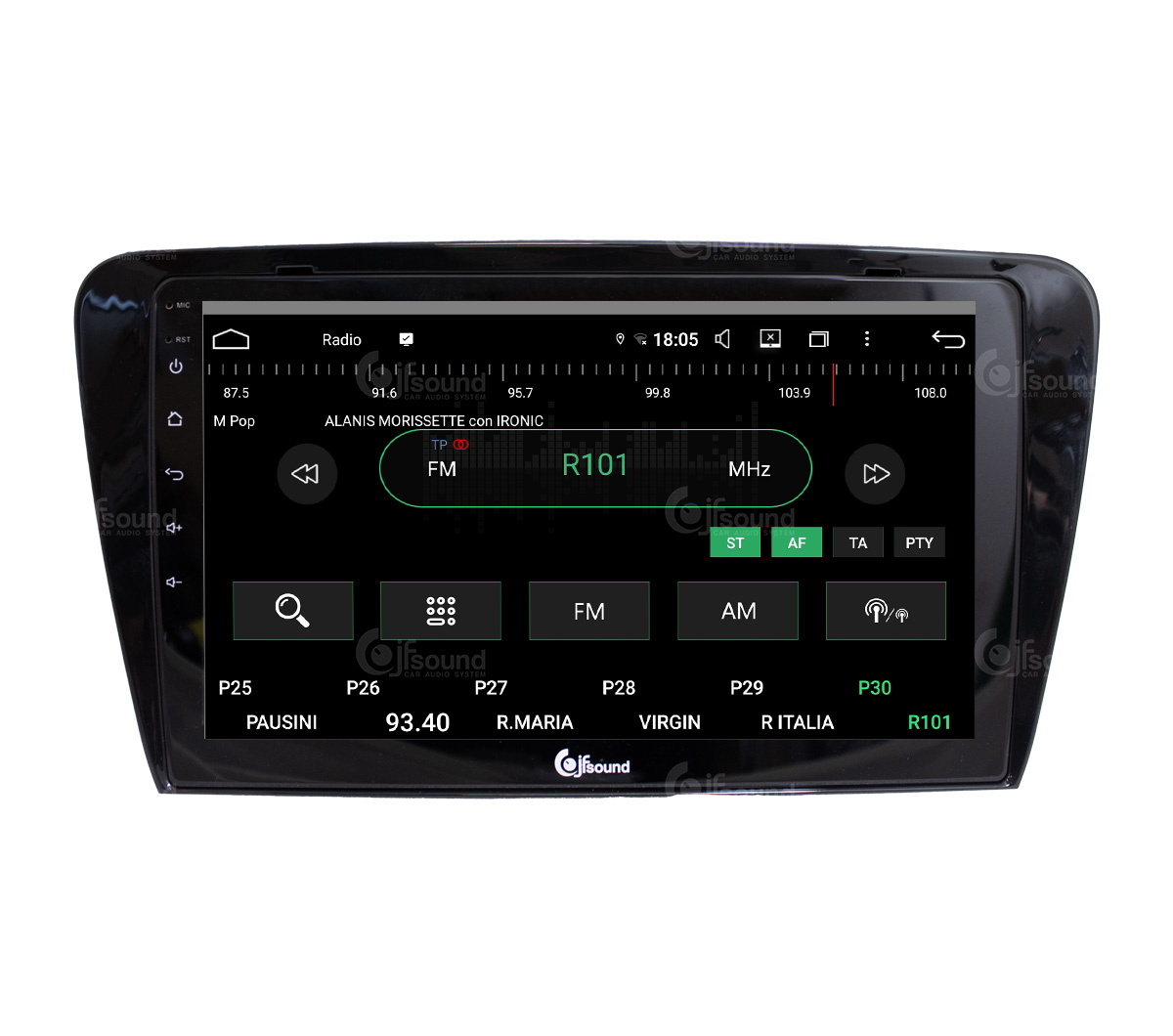 JFSound UP-PRO JF-231SO-UP-PRO autoradio CarPlay per Skoda Octavia