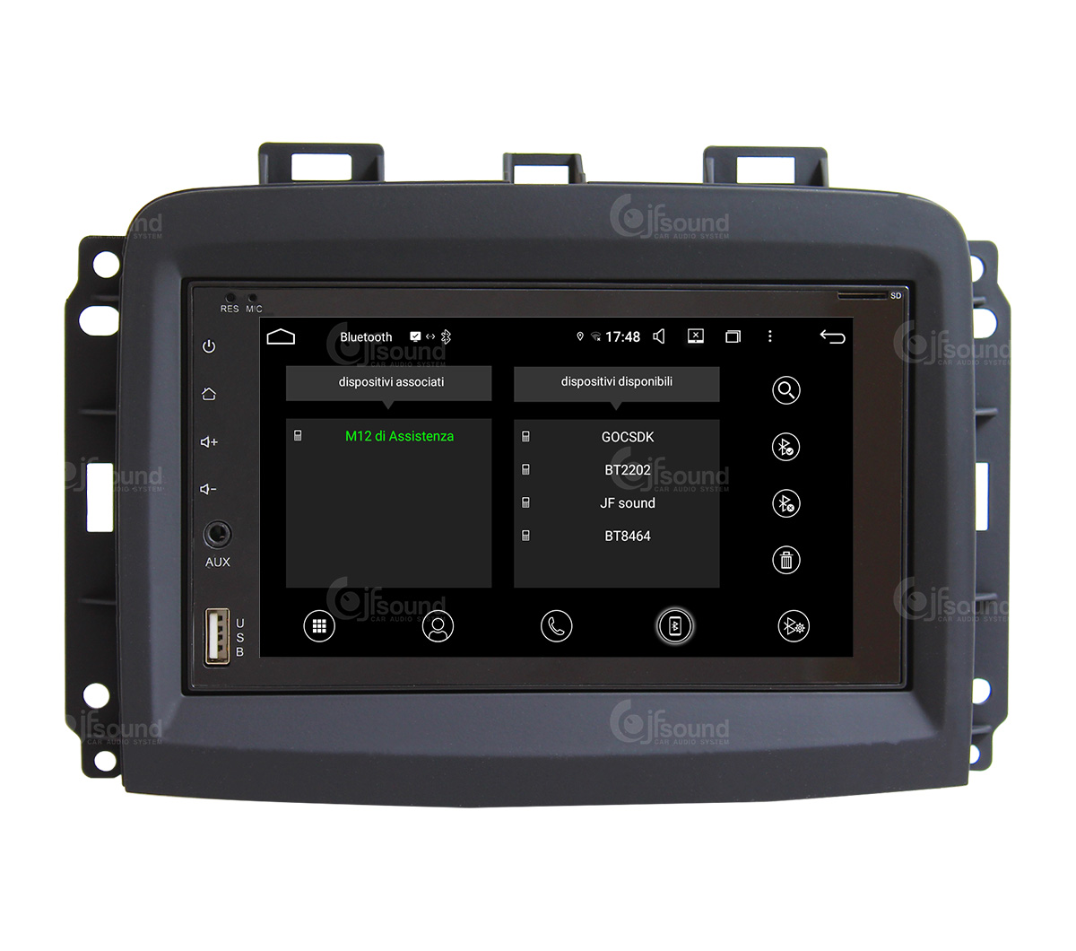 JFSound UP-PRO JF-227-UP-FL-PRO autoradio Fiat 500L CarPlay