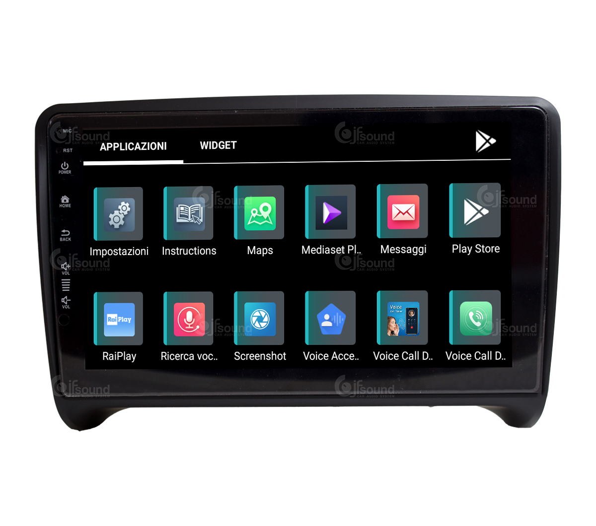 JFSound X9C-PRO JF-039AT-X9C-PRO autoradio Android Audi TT 4G