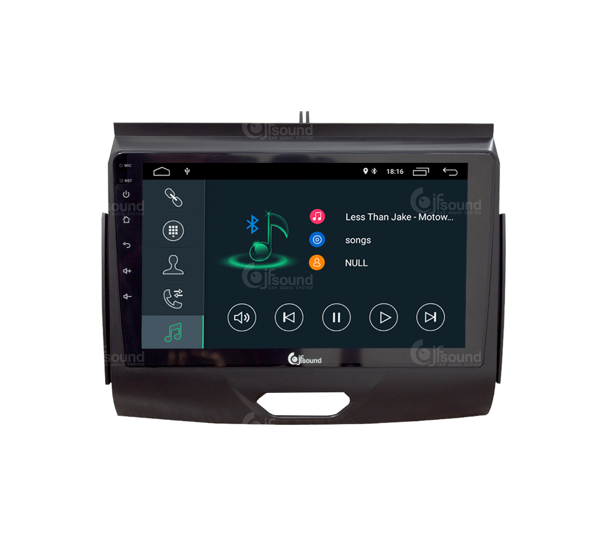 JFSound X7C-PRO JF-439FR autoradio Android Ford Ranger DSP