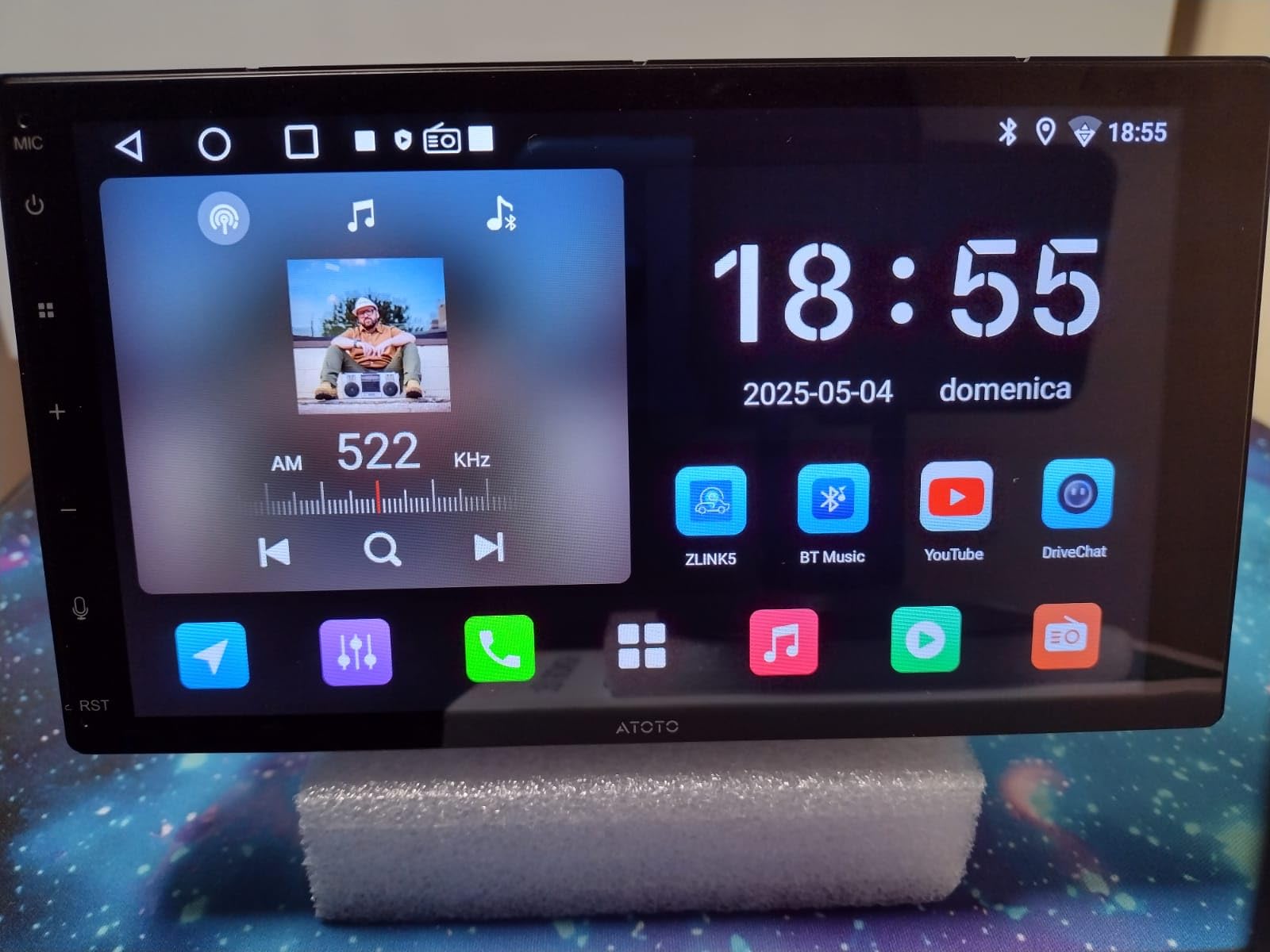 ATOTOZONE A5L Autoradio Android 10,1" 2DIN CarPlay DSP