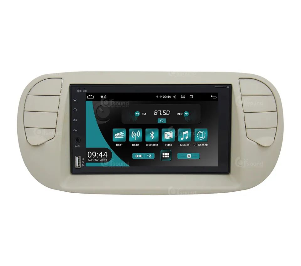 JFSound JF-227-UP-F5P-PRO autoradio Android per Fiat 500 CarPlay