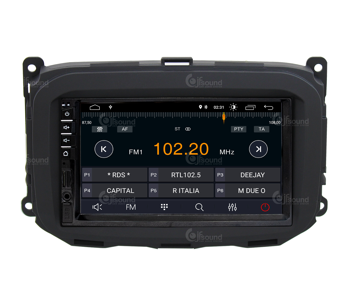 JFSound X7C-PRO JF-007-X7C-AG-PRO autoradio Giulietta DSP