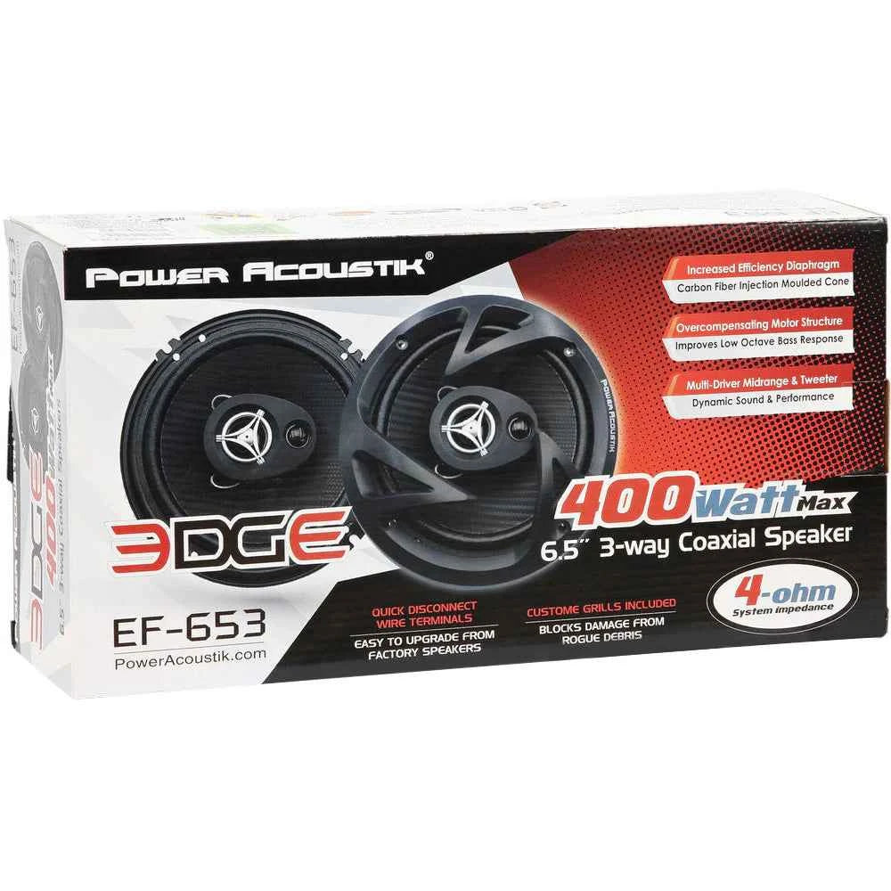 Power Acoustik EDGE EF-653 casse auto 16,5 cm 400W 3 vie