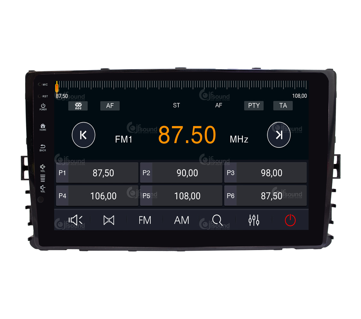JFSound X9C-PRO JF-039WP autoradio 4G per Volkswagen Polo