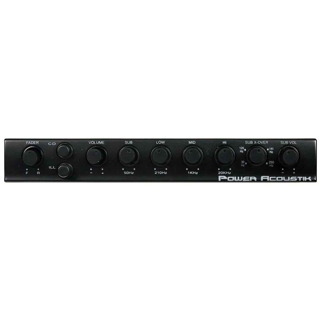 Power Acoustik PWM-19 Equalizzatore Auto 4 Bande con Sub