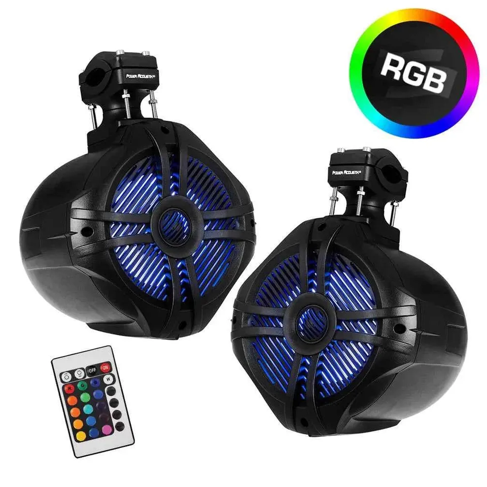 Power Acoustik MWT-80BL casse marine tower 8" 850W