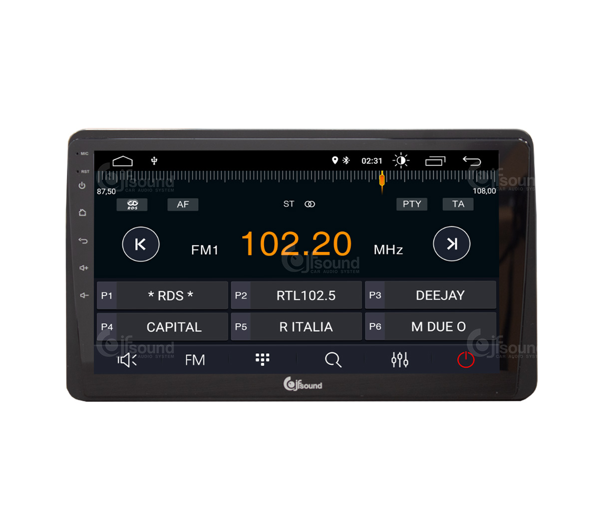 JFSound X7C-PRO JF-031DD-X7C-PRO autoradio Dacia Duster DSP
