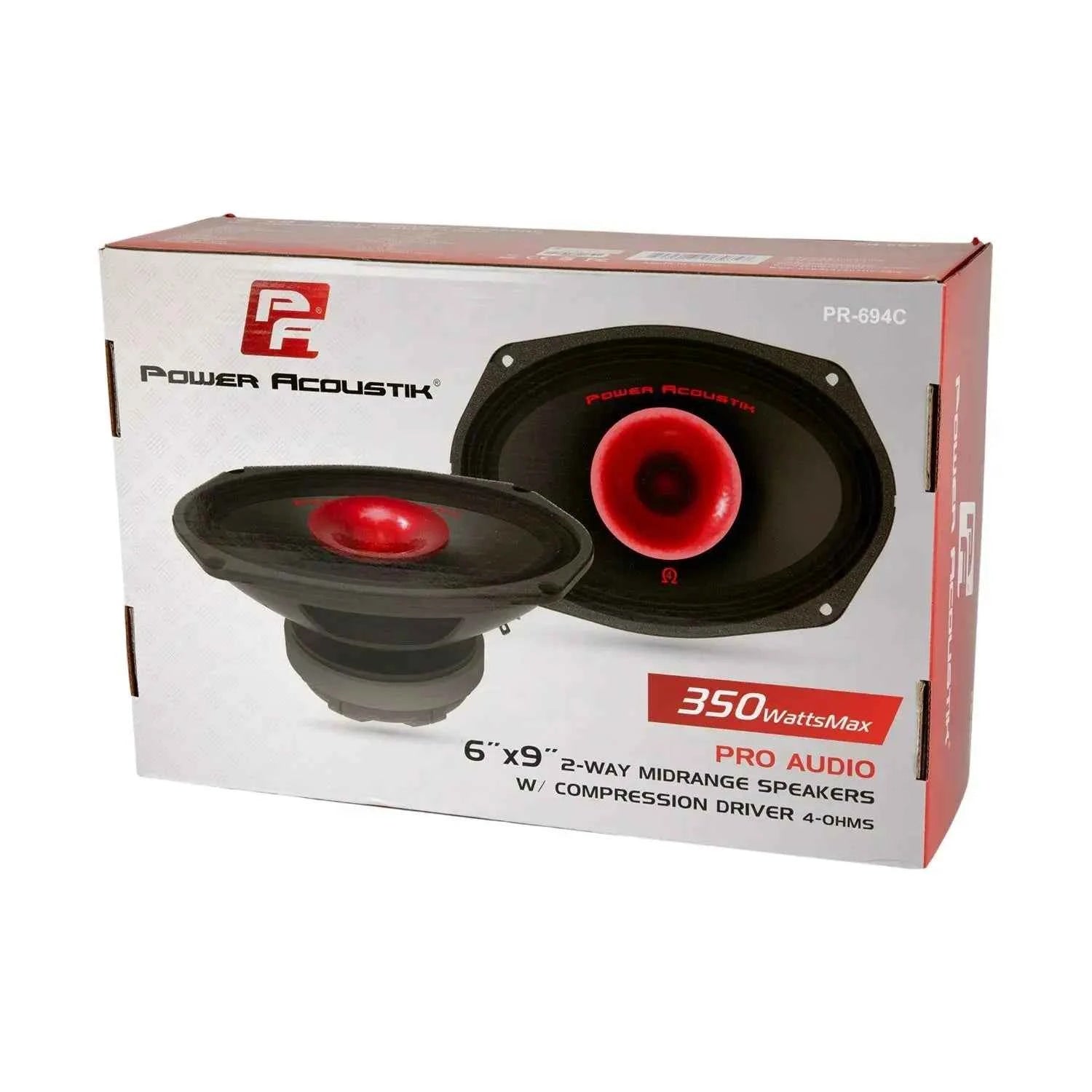 Power Acoustik PR-694C altoparlanti 6x9" 2 vie coppia