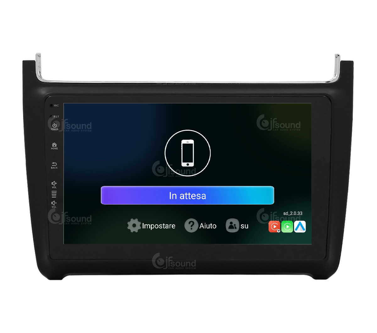 JFSound UP-PRO JF-231WP-UP-PRO autoradio Android Polo CarPlay