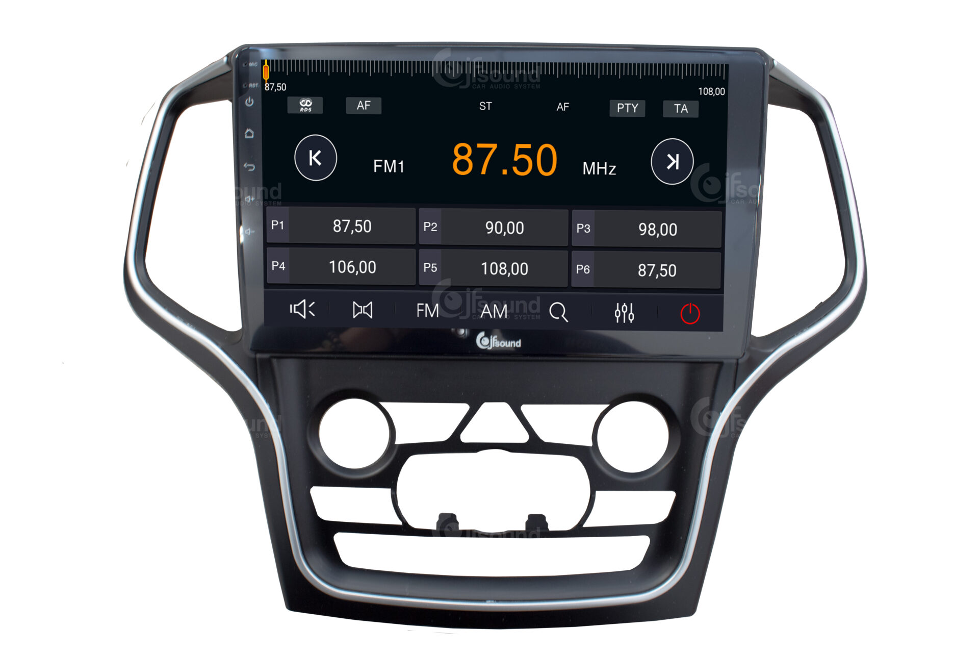JFSound X9C-PRO JF-131JG-X9C-PRO autoradio Jeep Grand Cherokee 4G