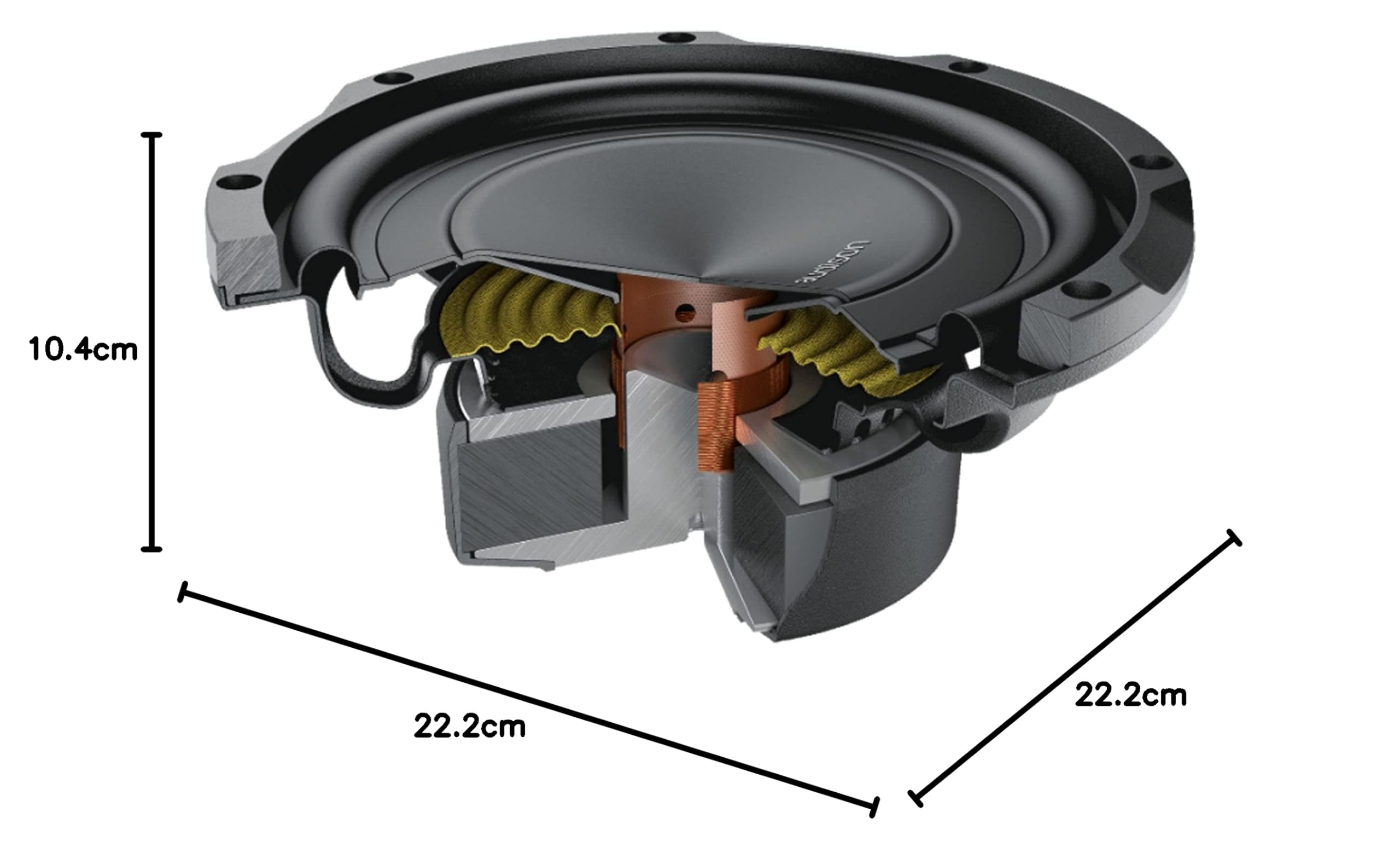 Audison Prima APS-8D Subwoofer Auto 200mm 350W RMS