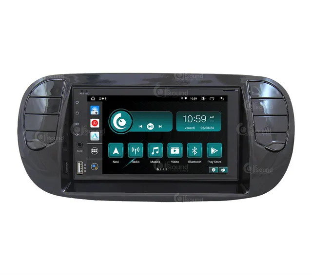 JFSound X9C-PRO JF-227-X9C-F5N-PRO autoradio per Fiat 500 4G