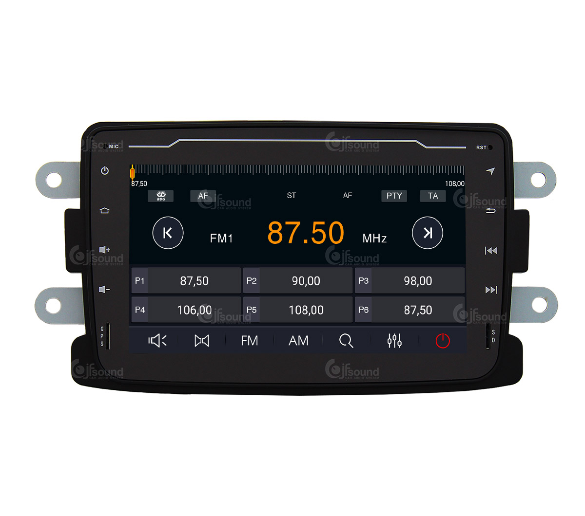 JFSound X9C-PRO JF-037DD-X9C-PRO autoradio Duster 4G DSP