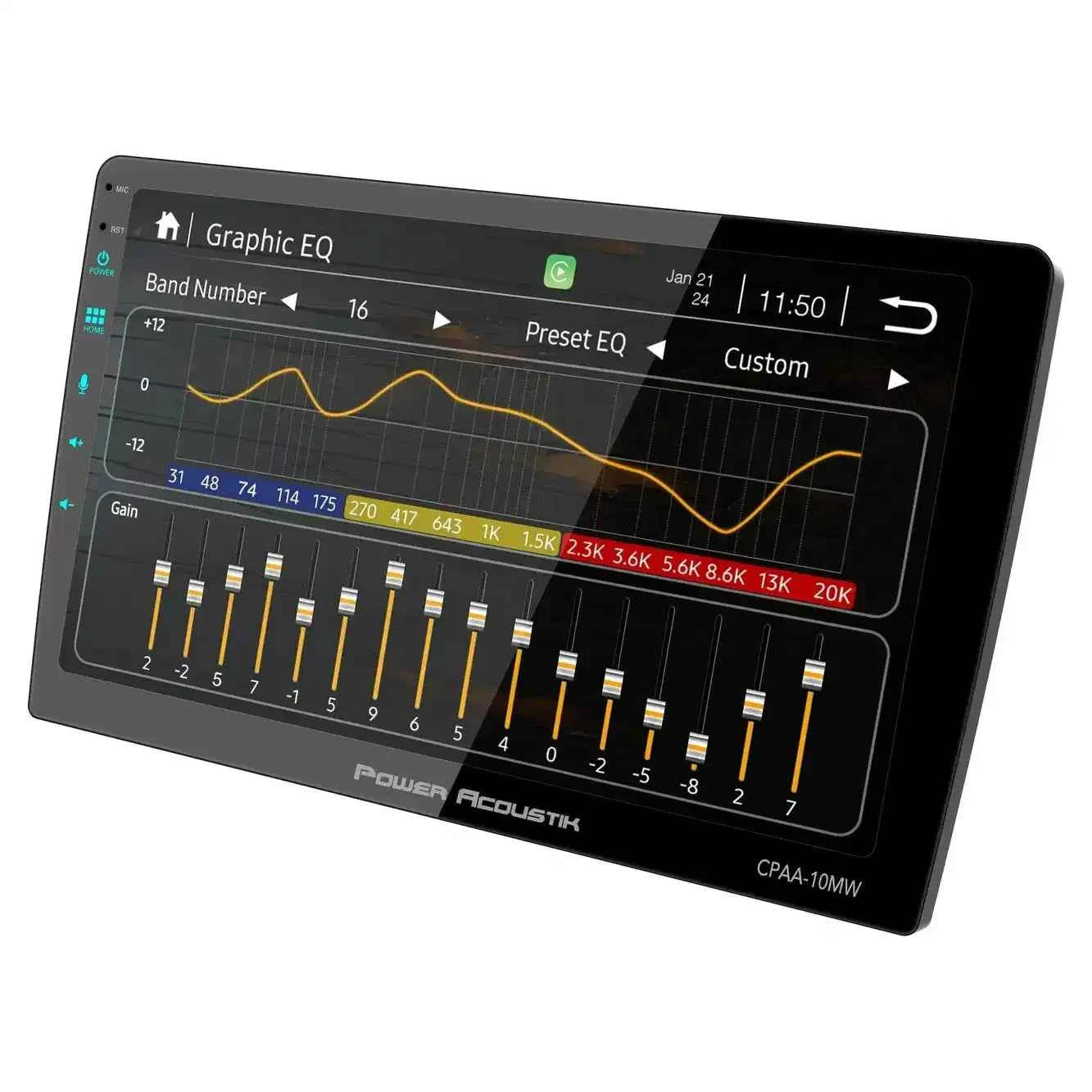 Power Acoustik CPAA-10MW Autoradio Touch 10.6" CarPlay Wireless