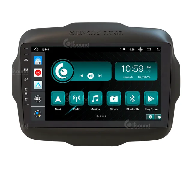JFSound X9C-PRO JF-039JR Autoradio per Jeep Renegade 4G