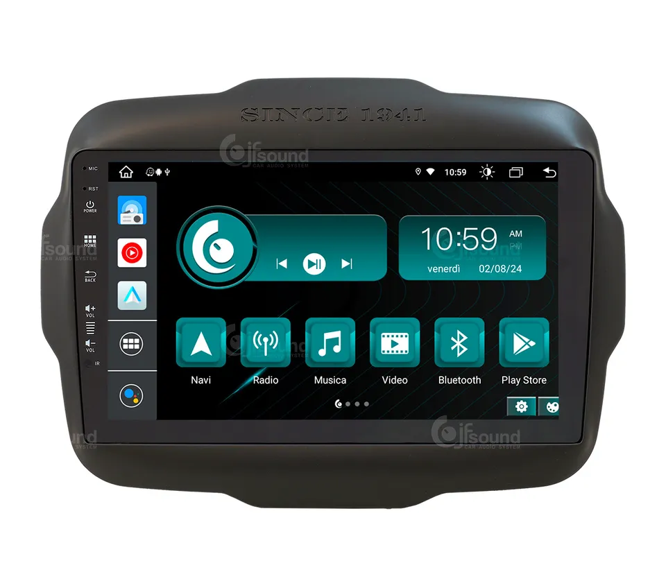 JFSound X9C-PRO JF-039JR Autoradio per Jeep Renegade 4G