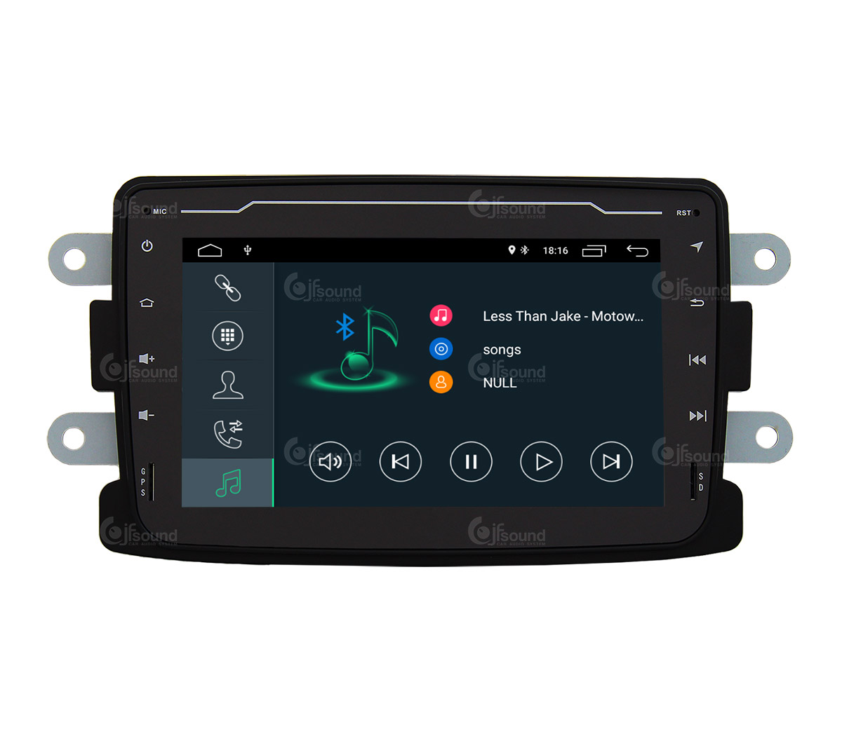 JFSound X7C-PRO JF-037 autoradio Android per Dacia Duster DSP