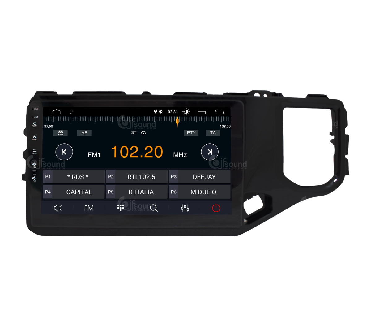 JFSound X7C-PRO JF-039D4-X7C-PRO autoradio DR 4 DSP