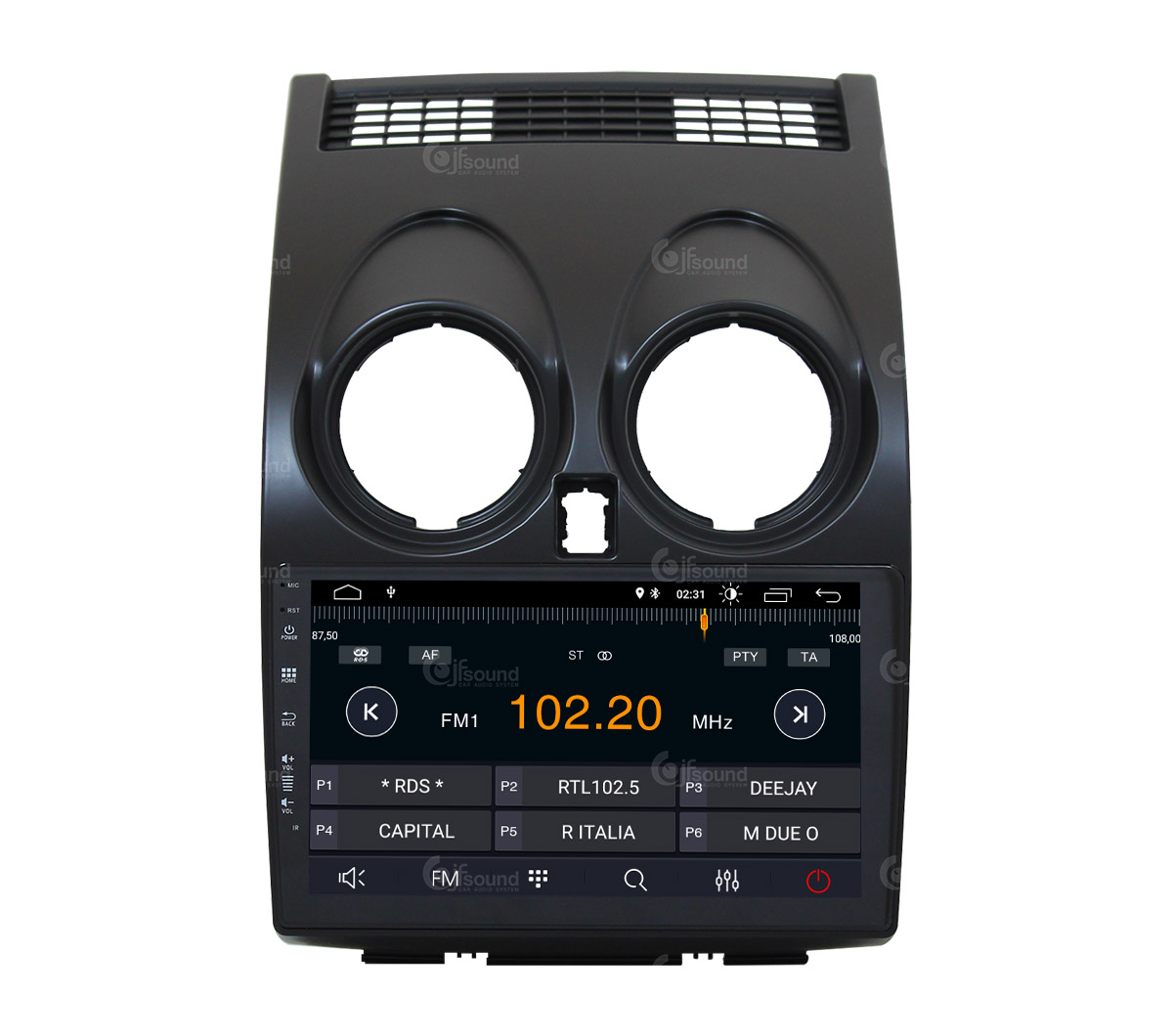 JFSound X7C-PRO JF-039NQ autoradio Android Qashqai DSP
