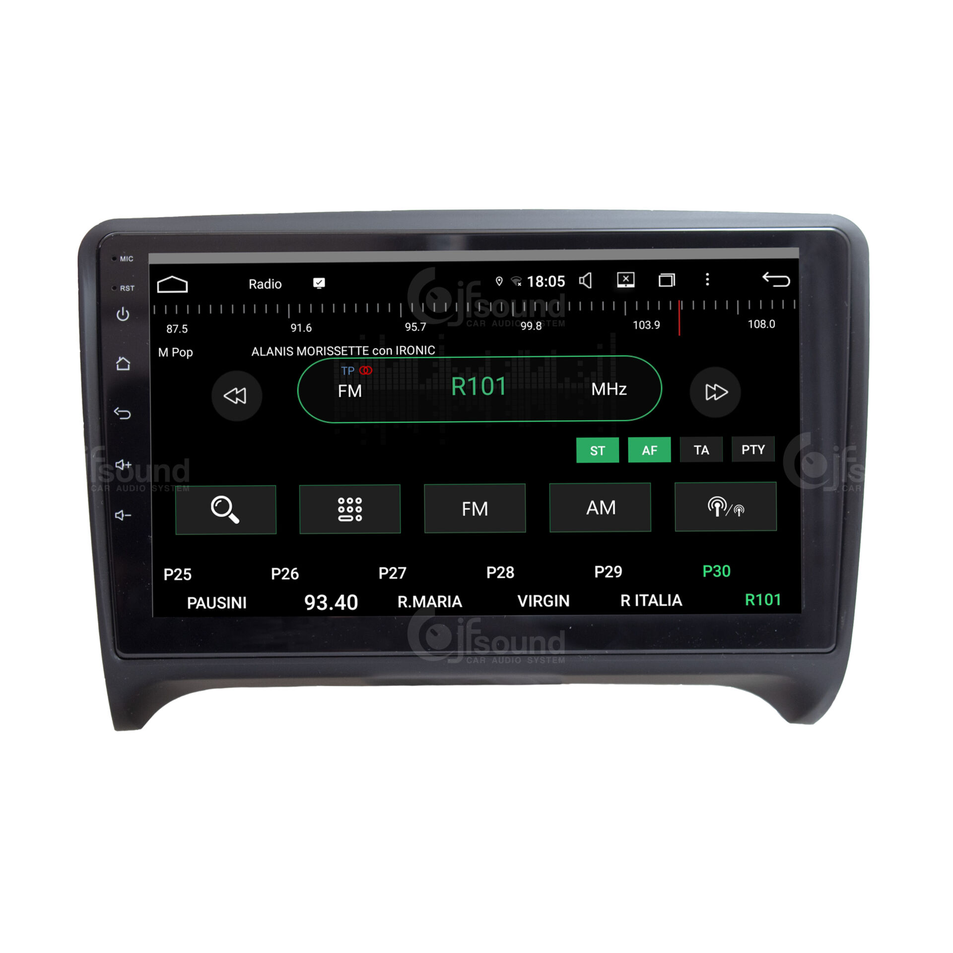 JFSound UP-PRO JF-039AT-UP-PRO autoradio Android Audi TT