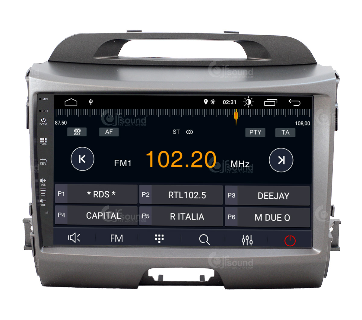 JFSound X7C-PRO JF-031KS Autoradio Android per Sportage DSP