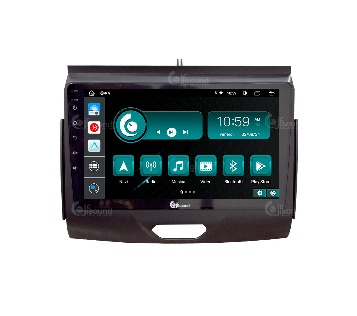 JFSound X9C-PRO JF-439FR autoradio Android Ford Ranger 4G DSP