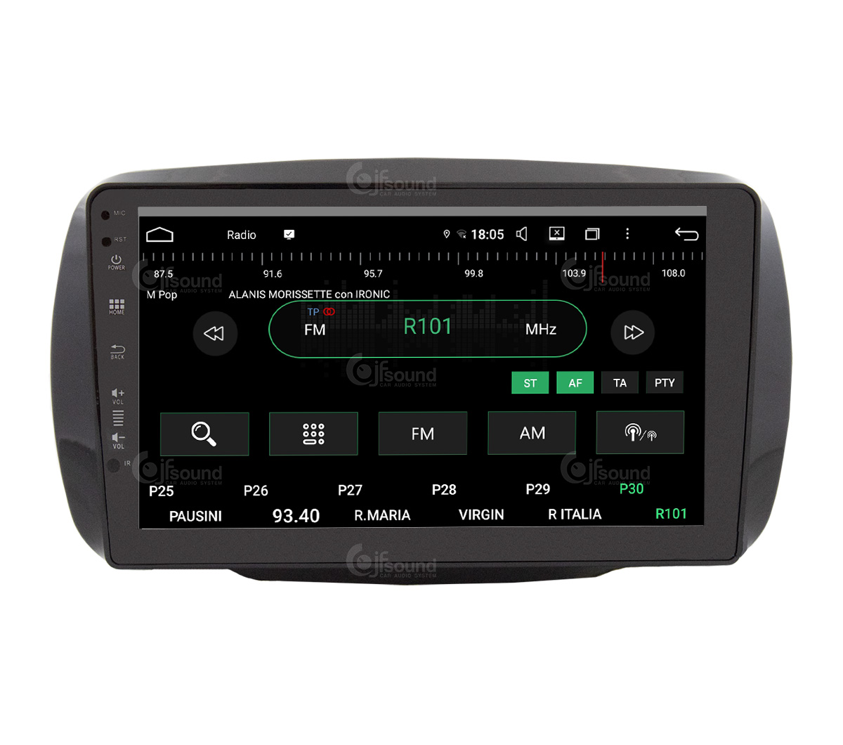 JFSound UP-PRO JF-039S2 Autoradio Smart 453 CarPlay