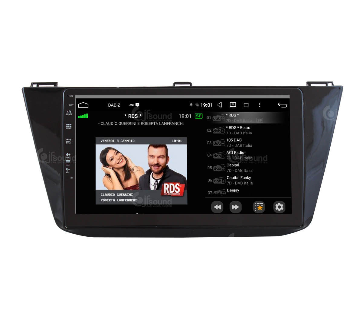 JFSound UP-PRO JF-031WT autoradio Android Tiguan wireless