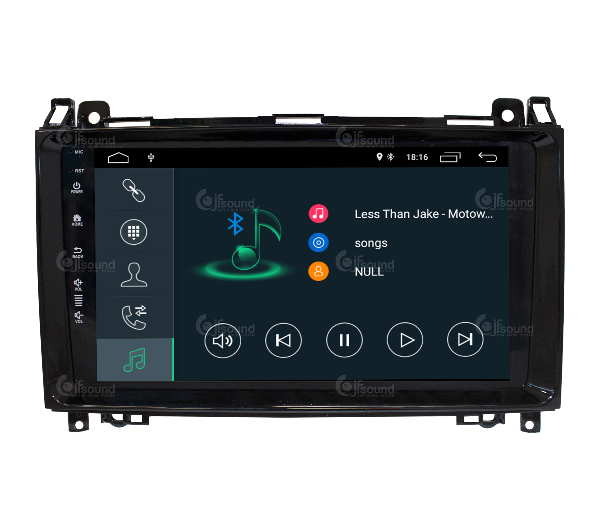 JFSound X7C-PRO JF-039MA autoradio Android DSP Mercedes A B