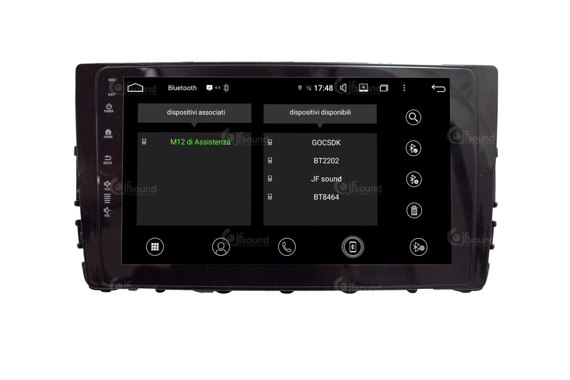 JFSound UP-PRO JF-039WR-UP-PRO autoradio per T-Roc con CarPlay