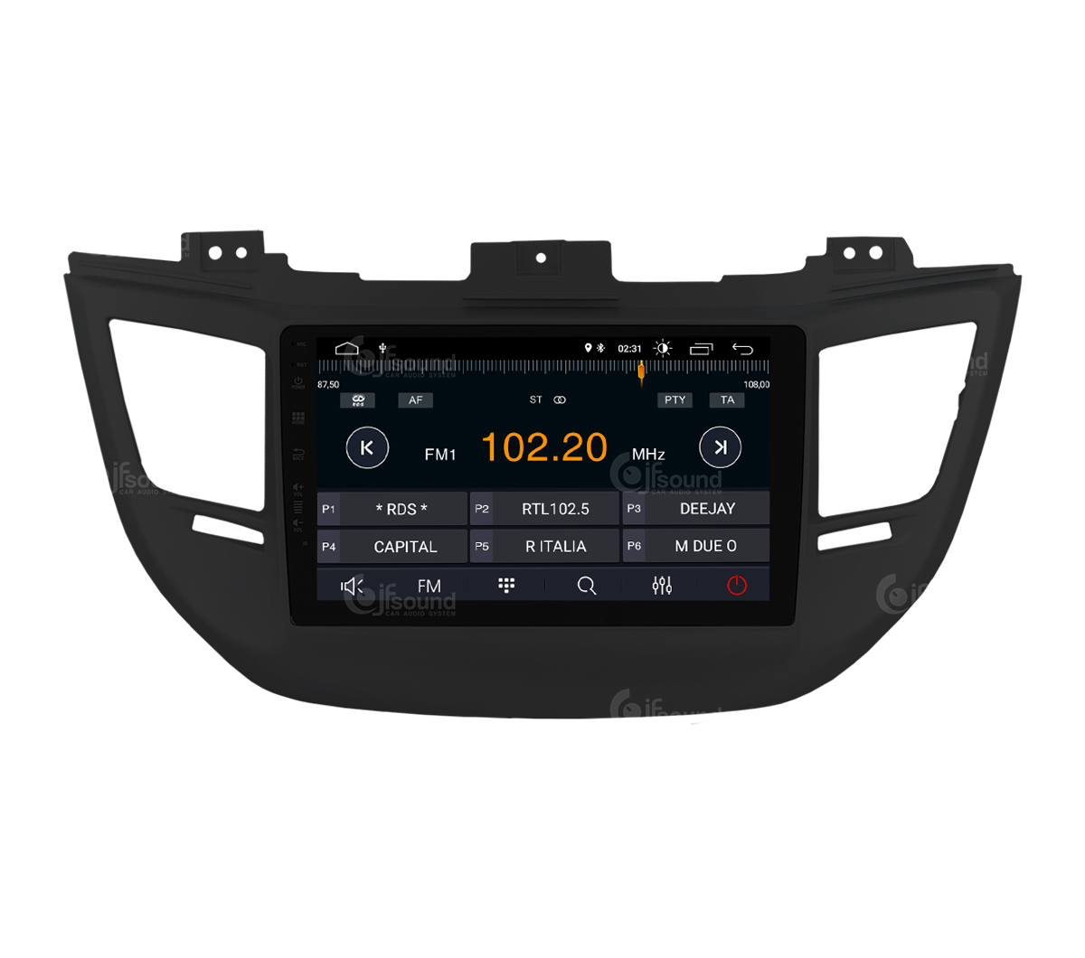 JFSound X7C-PRO JF-131HT autoradio Android Tucson DSP mappe