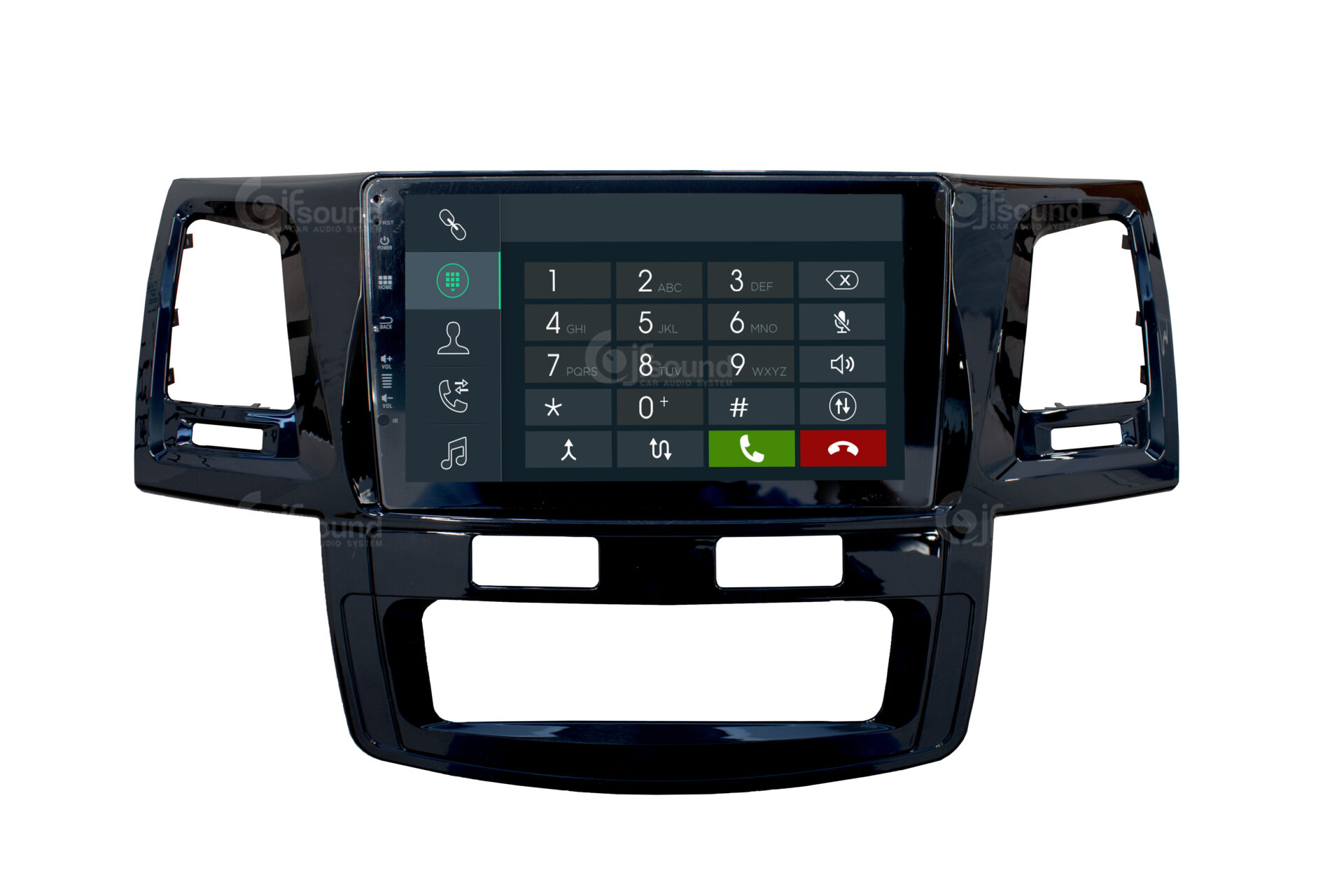 JFSound X9C-PRO JF-039TH autoradio Android Hilux 4G retrocamera