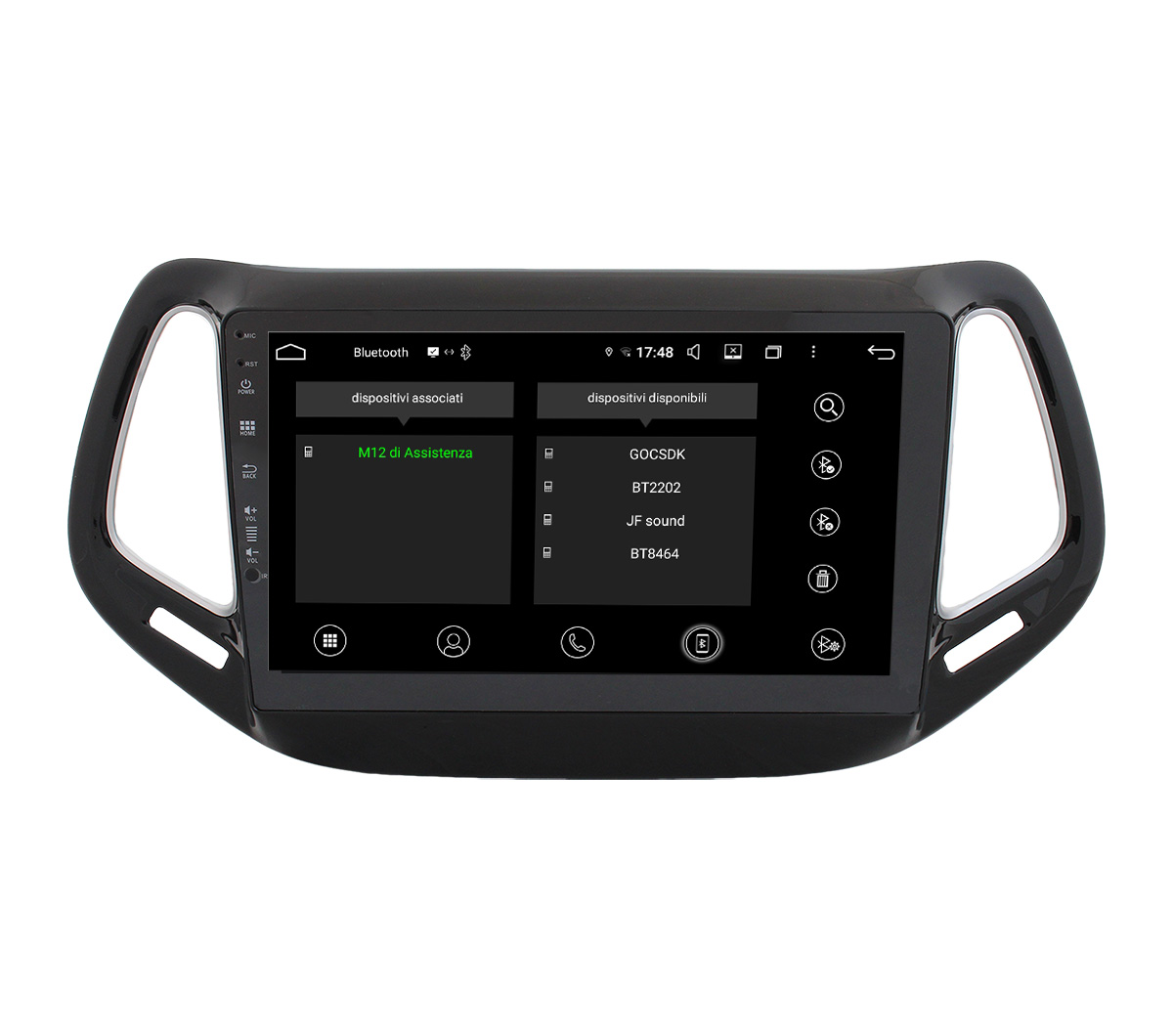 JFSound JF-031JC-UP-PRO autoradio Android per Jeep Compass CarPlay